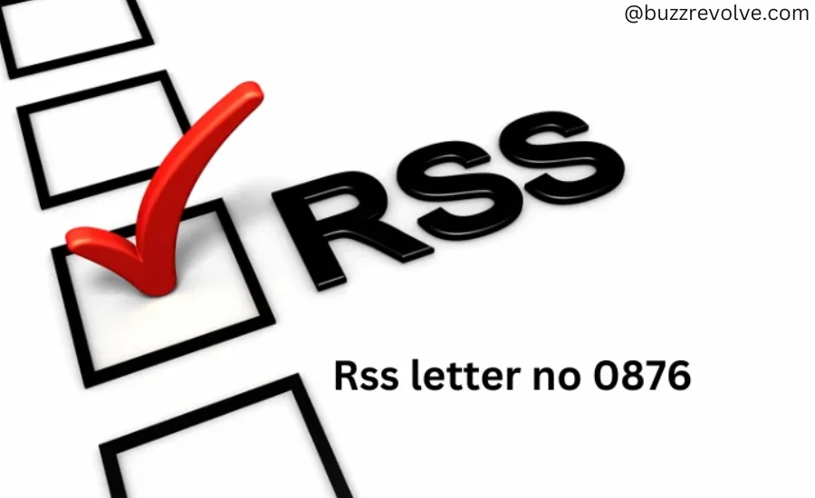 RSS Letter No 0876