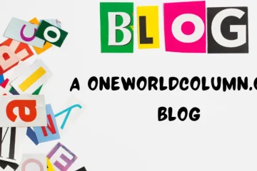 The oneworldcolumn.org blog