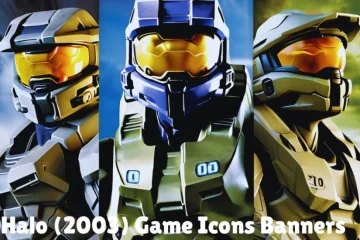 Halo (2003) game icons banners