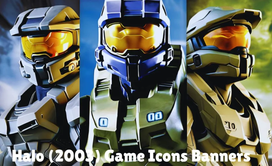 Halo (2003) game icons banners